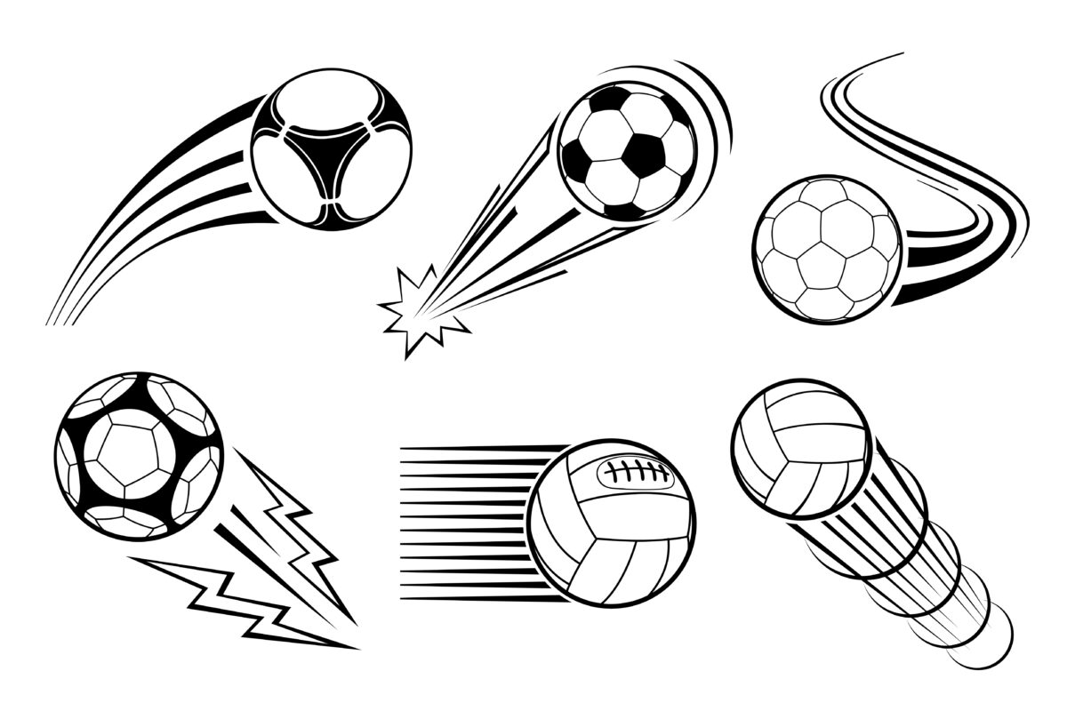 1601.m10.i308.n027.P.c25.149894282 Soccer and football balls for labels and emblems. Vector elements set
